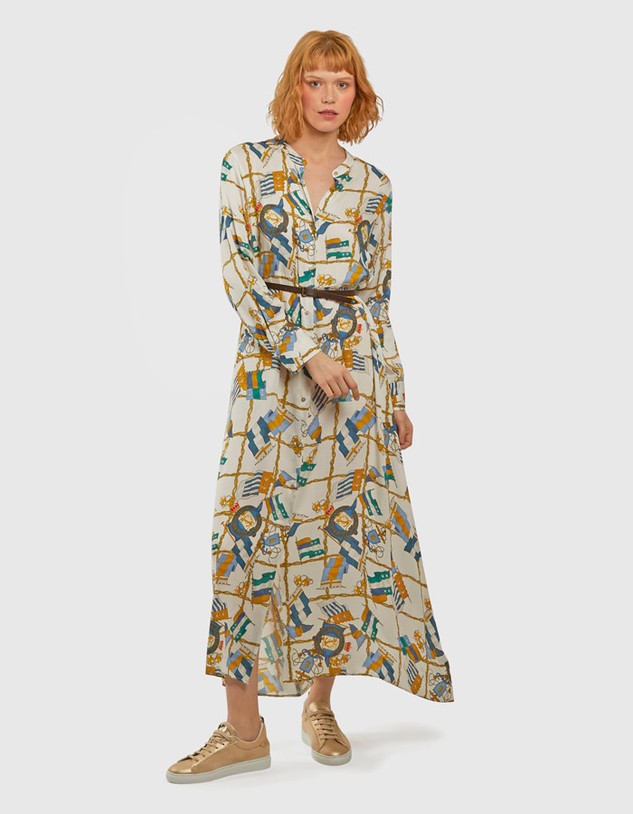 Ruha La Martina Woman Flags Print L/S Dress