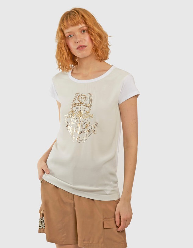 Póló La Martina Woman Viscose Voile T-Shirt