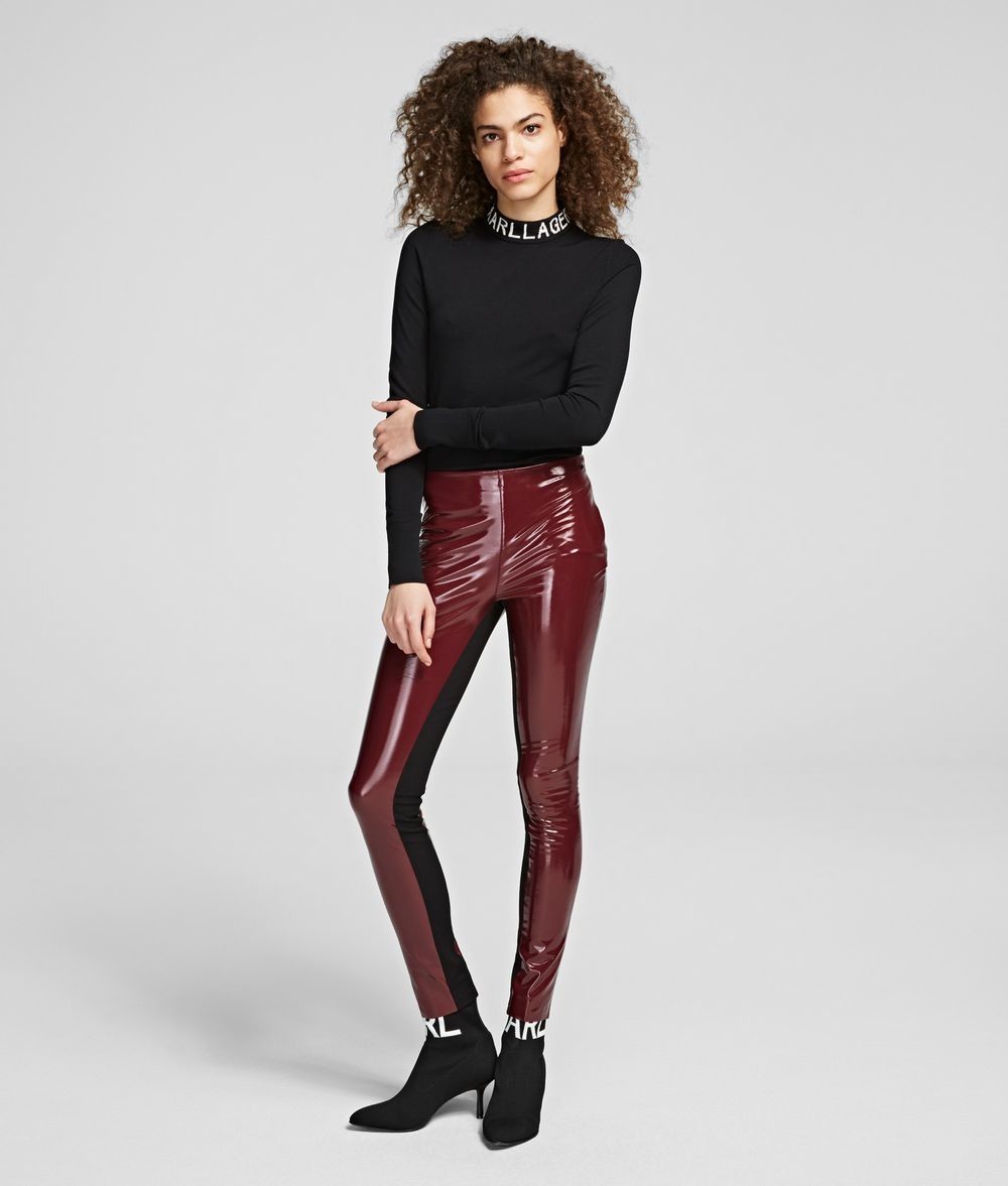 Leggins Karl Lagerfeld Karl Faux Patent Leggings