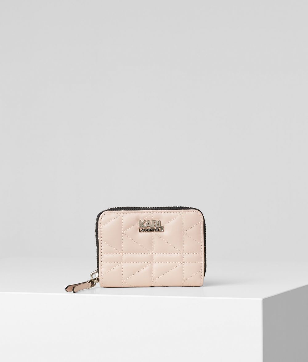 Pénztárca Karl Lagerfeld K/Kuilted Small Zip Wallet