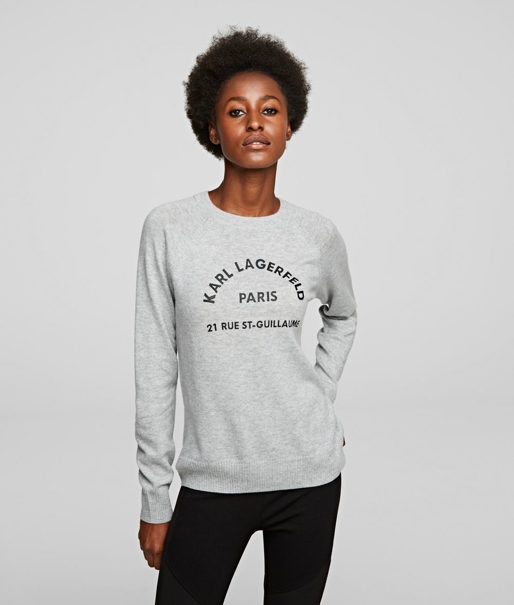 Kardigán Karl Lagerfeld Address Logo Sweater