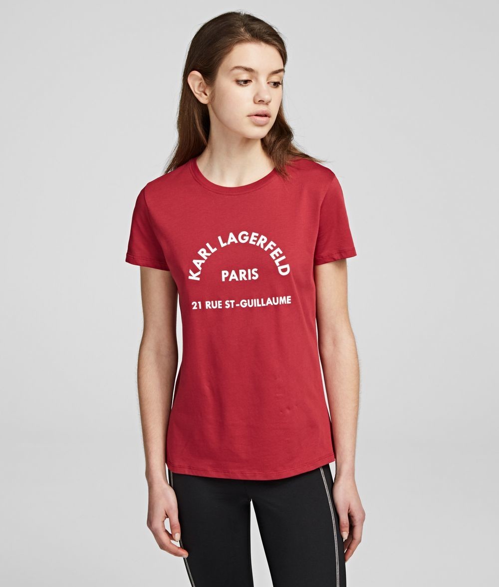 Póló Karl Lagerfeld Address Logo T-Shirt