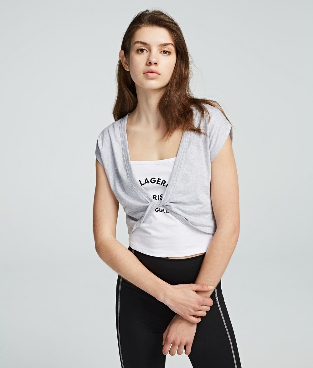 Póló Karl Lagerfeld Rue St Guillaume Twist T-Shirt