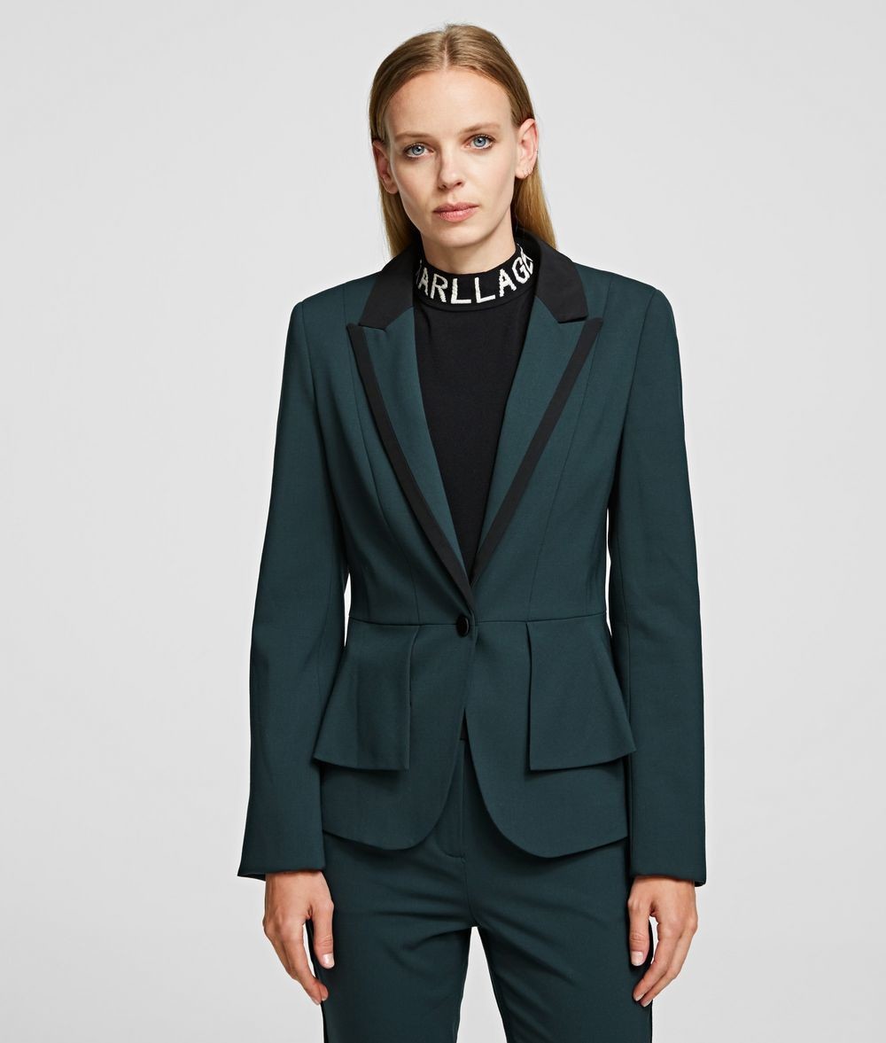 Zakó Karl Lagerfeld Tailored Jacket W/ Peplum