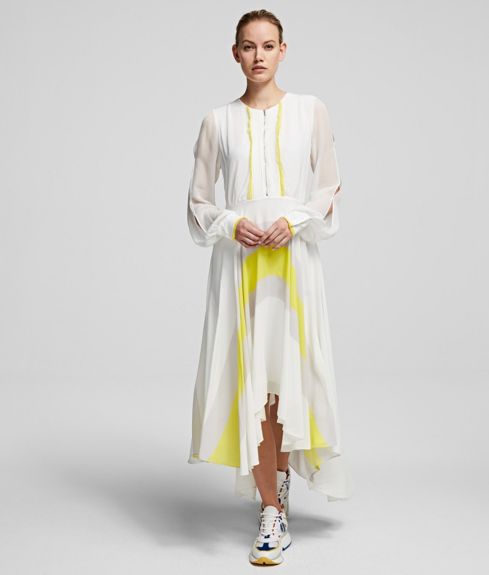 Ruha Karl Lagerfeld Dress W/ Circle Print