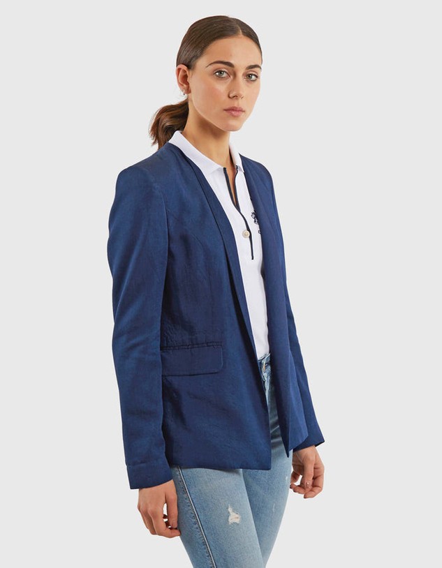 Zakó La Martina Woman Lurex Denim Jacket