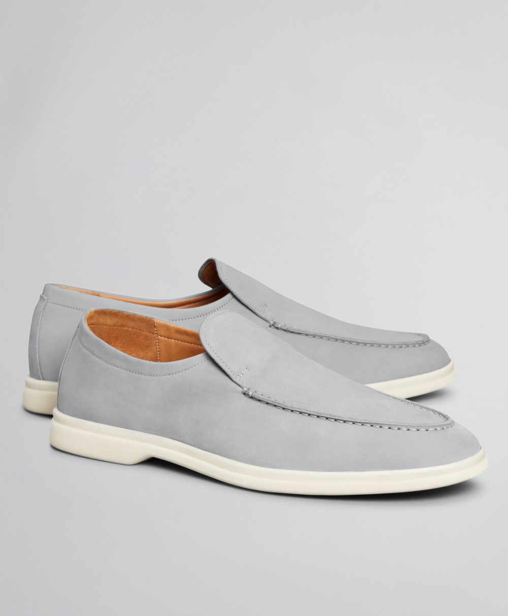 Félcipő Brooks Brothers Shoe Nubuck Sneaker 703 Grey