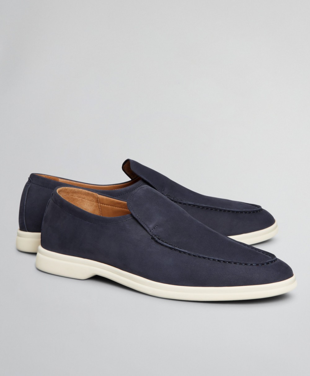 Félcipő Brooks Brothers Shoe Nubuck Sneaker 714 Navy