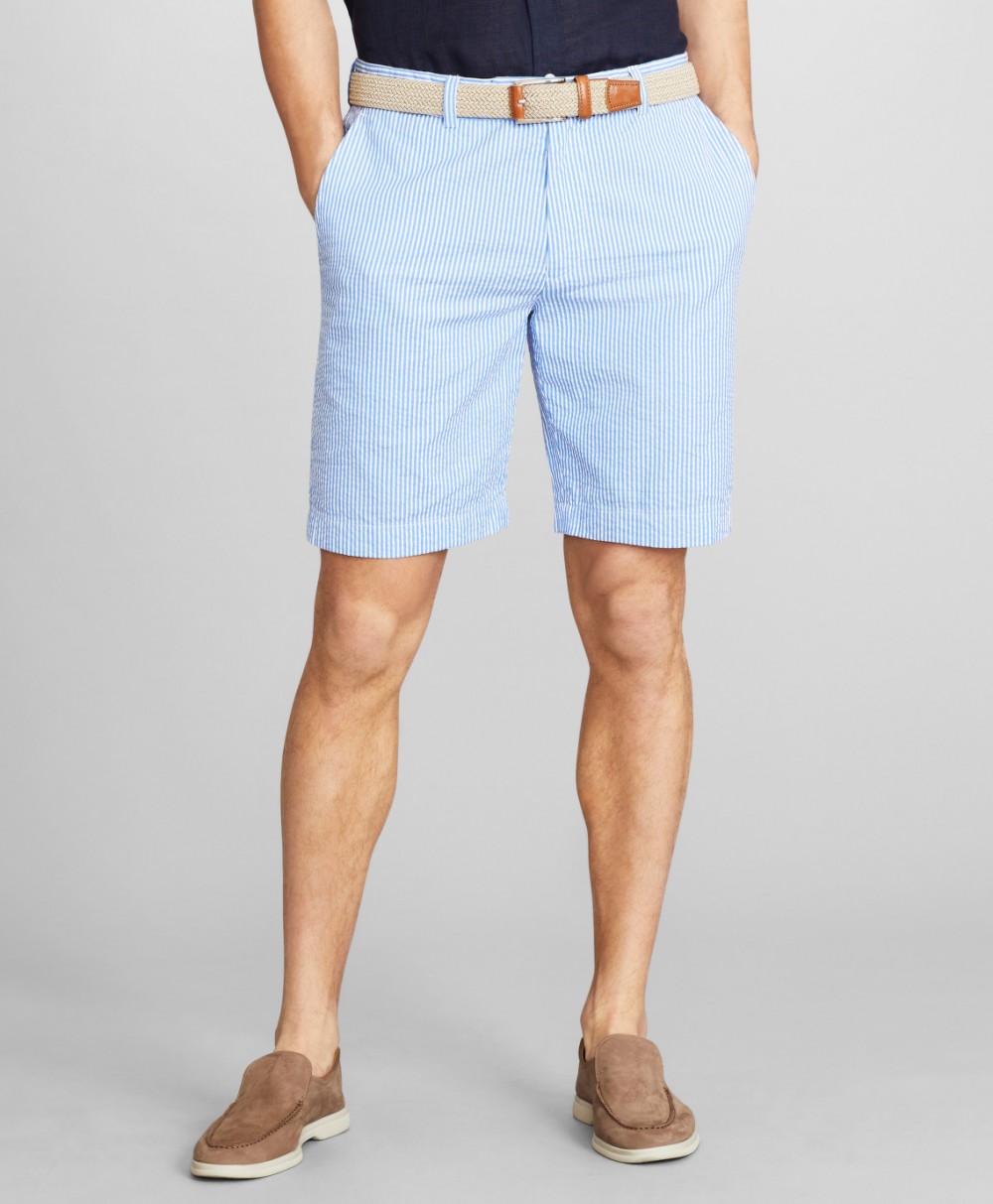 Rövidnadrág Brooks Brothers Cbt Ml Seersucker Short Blue White