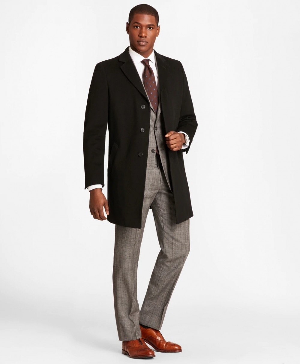 Kabát Brooks Brothers Brooksstorm Short Town Coat