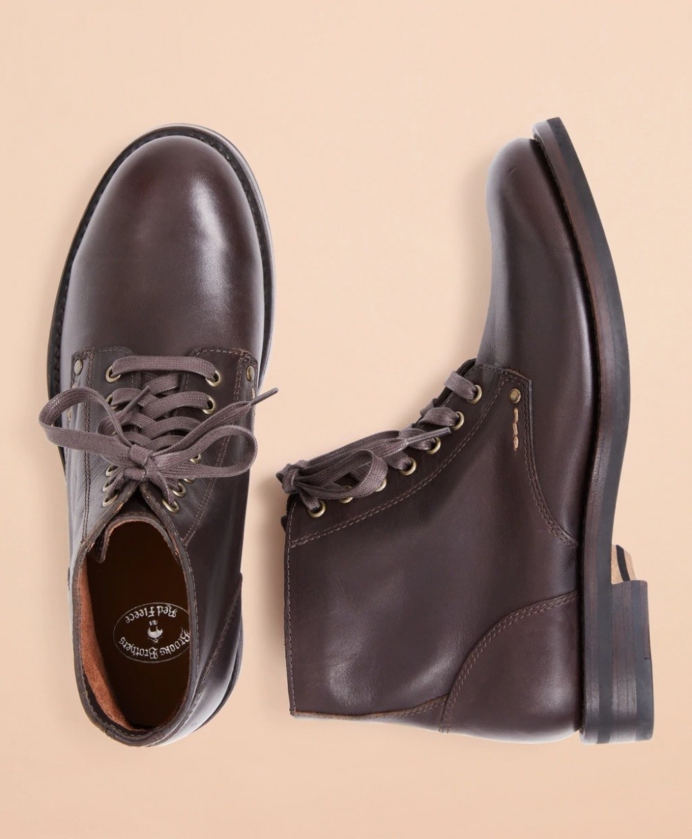 Bokacipő Brooks Brothers Leather Boots