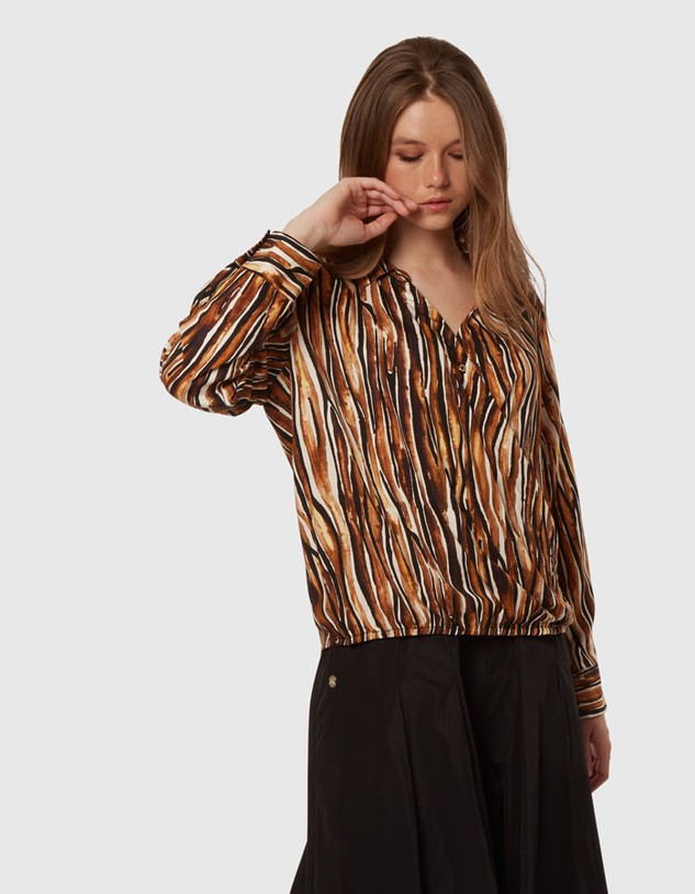 Ing La Martina Woman Printed Twill Shirt