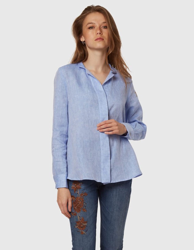 Ing La Martina Woman Linen Shirt