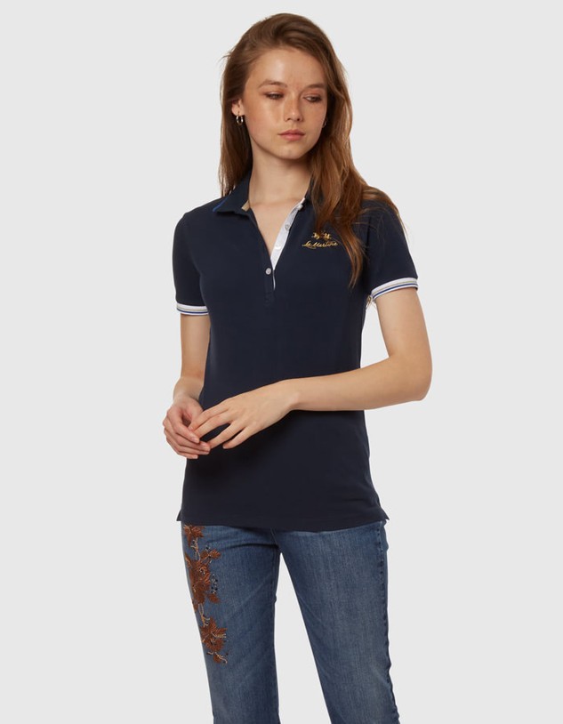 Póló La Martina Woman Polo S/S Piquet Stretch