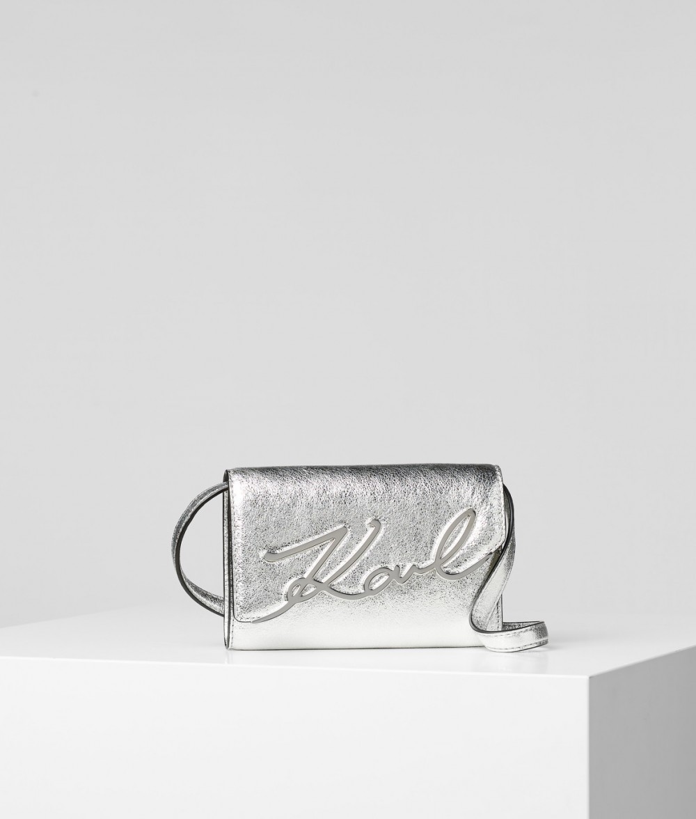 Bum Bag Karl Lagerfeld K/Signature Metallic Belt-Bag