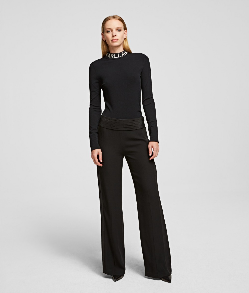 Nadrág Karl Lagerfeld Tailored Wide Leg Pants