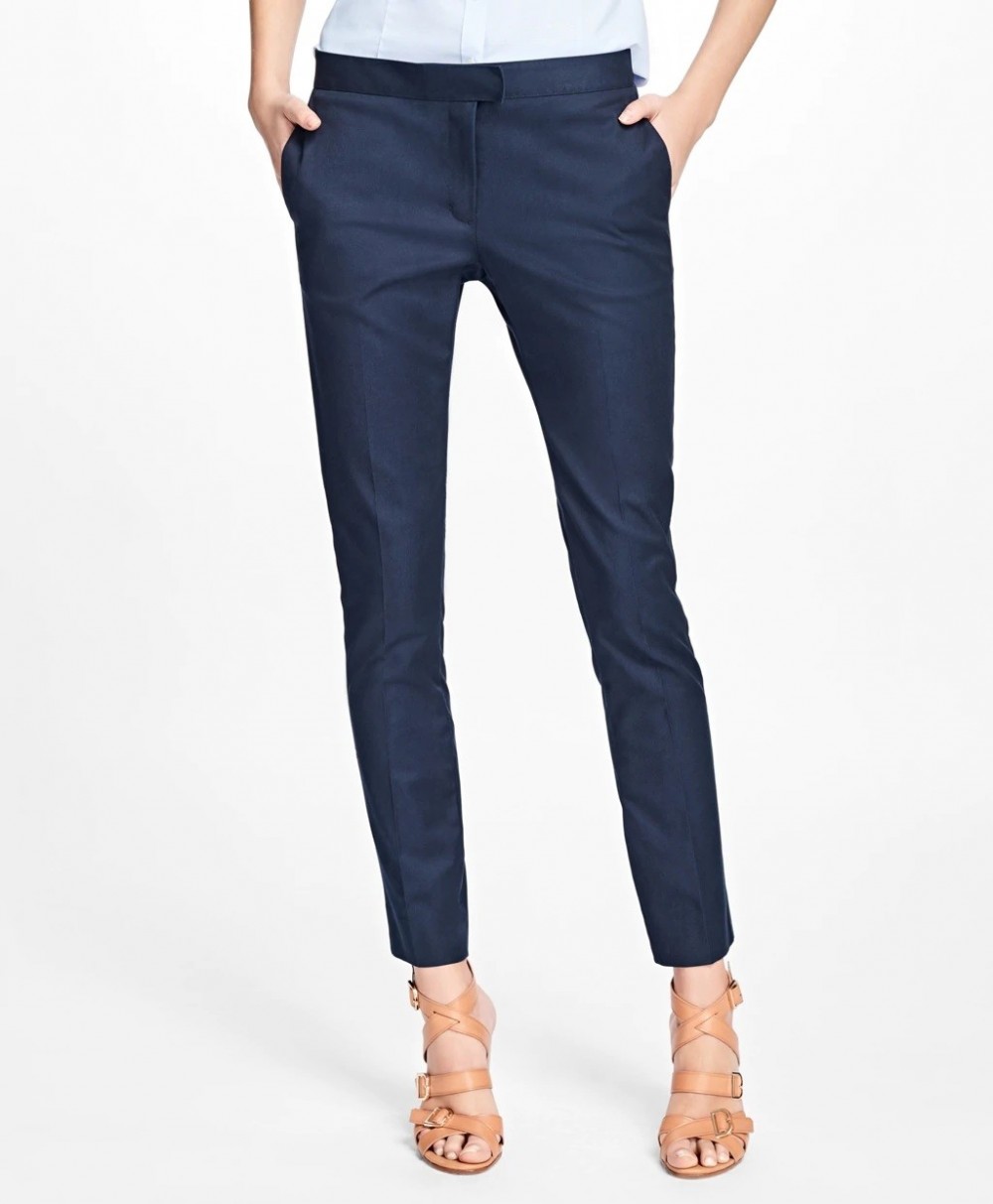 Nadrág Brooks Brothers Flat-Front Stretch Advantage Chino Pants