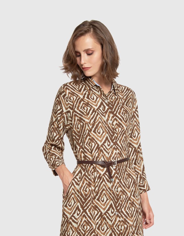 Ruha La Martina Woman Dress L/S Twill
