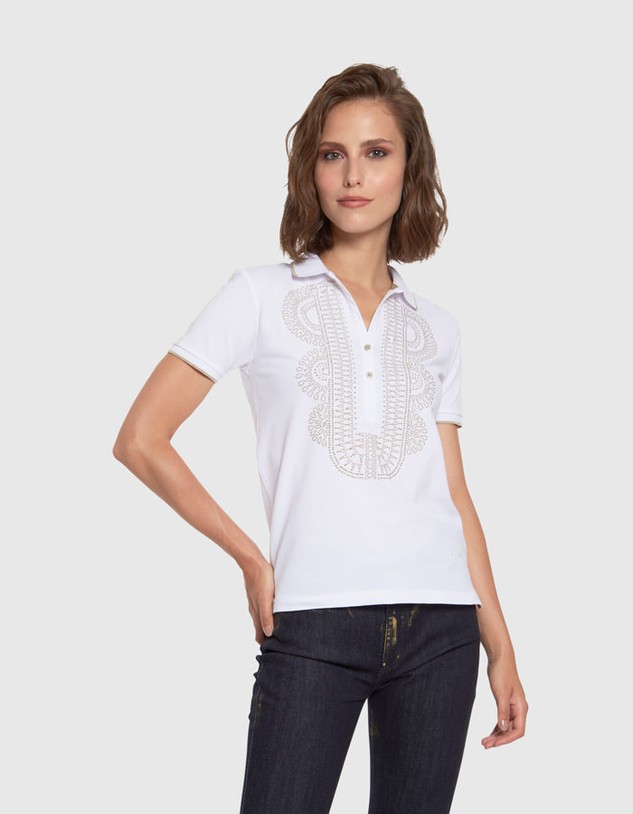 Póló La Martina Woman Polo S/S Piquet Stretch