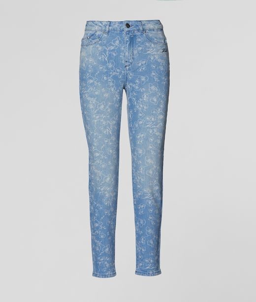 Farmer Karl Lagerfeld Orchid Printed Gf Denims