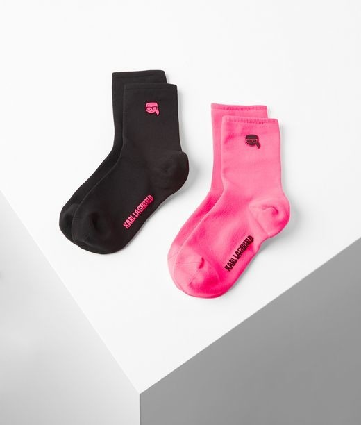 Zokni Karl Lagerfeld K/Ikonik Neon 2-Pak Set