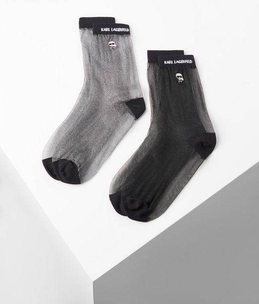 Zokni Karl Lagerfeld K/Ikonik Transparent Sock Pack