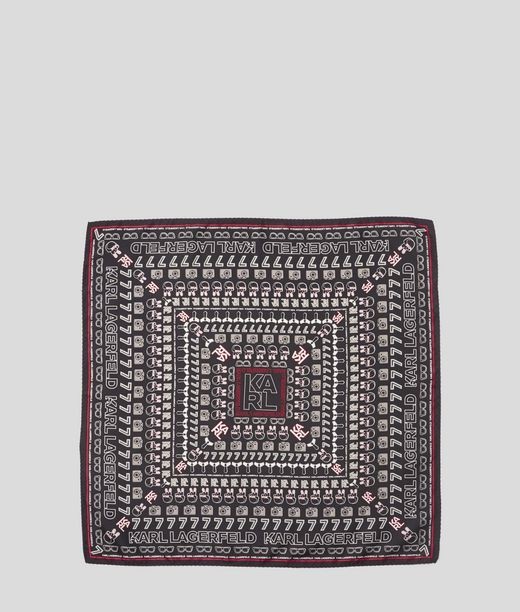 Sál Karl Lagerfeld K/ Favourites Square Scarf Sm