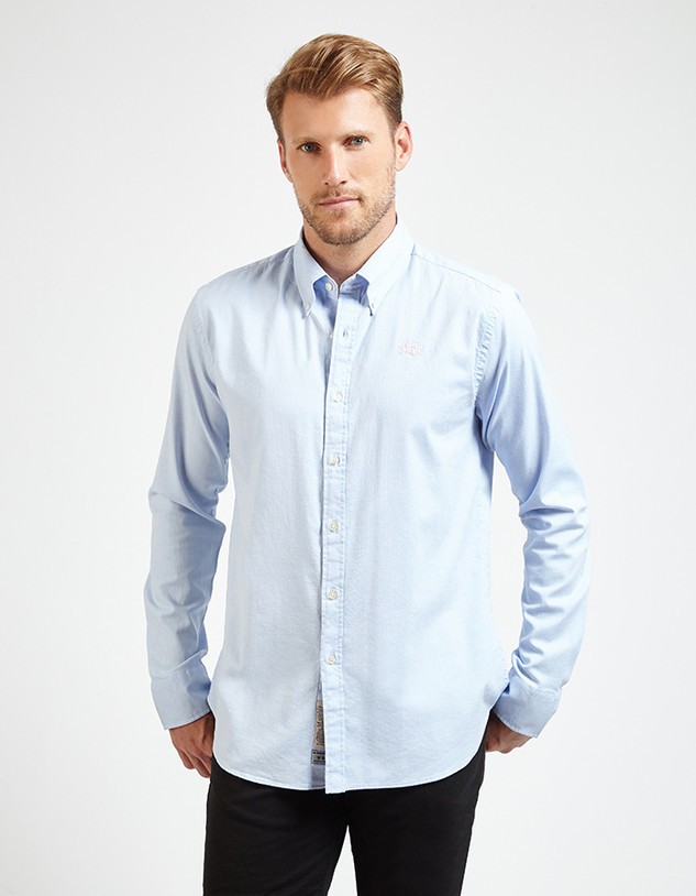 Ing La Martina Man Shirt L/S Oxford 50/1 30/2
