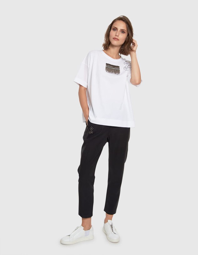 Nadrág La Martina Woman Pant Heavy Tencel Twill