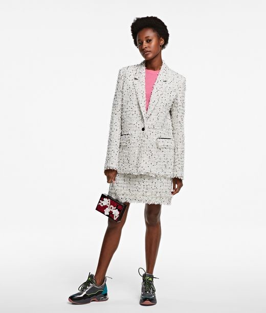 Zakó Karl Lagerfeld Long Boucle Jacket