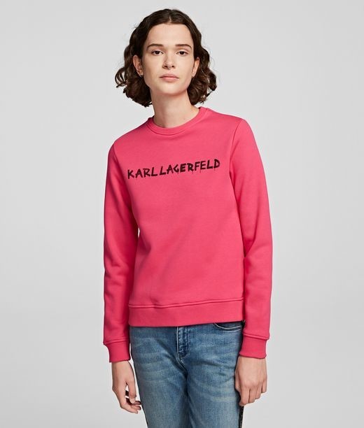 Melegítő Felső Karl Lagerfeld Graffiti Logo Sweatshirt