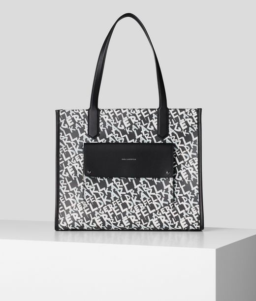 Retikül Karl Lagerfeld K/Ikon Graffiti Tote