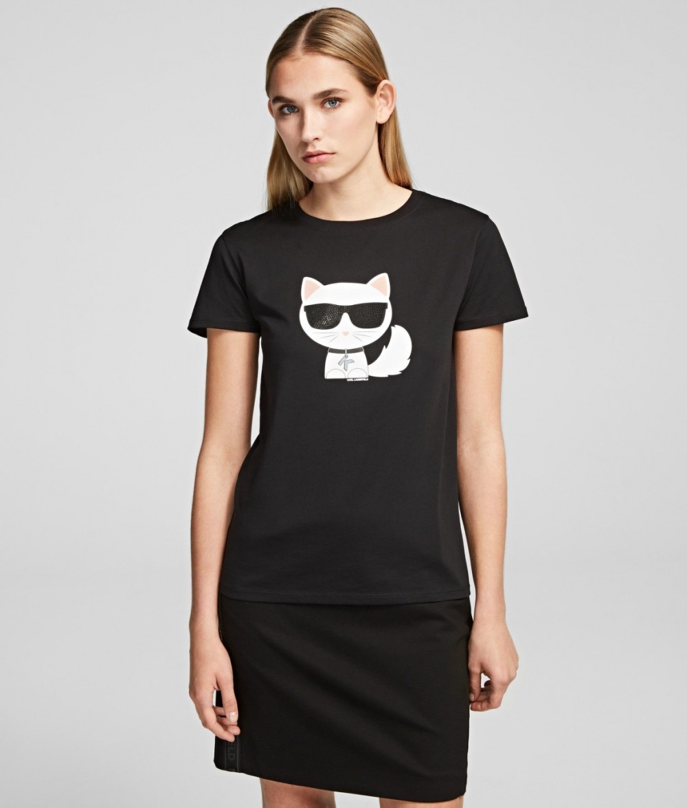 Póló Karl Lagerfeld Ikonik Choupette T-Shirt