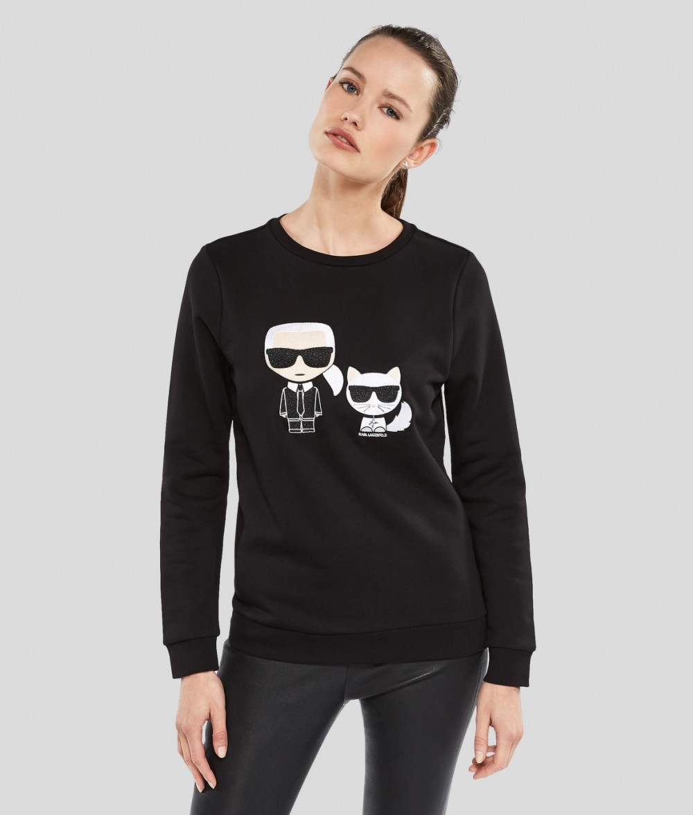 Melegítő Felső Karl Lagerfeld Ikonik Karl &Choupette Sweat