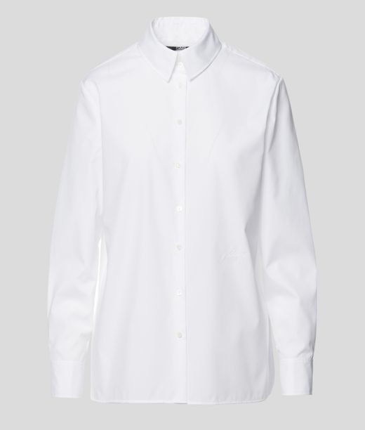 Ing Karl Lagerfeld Embellished Poplin Shirt