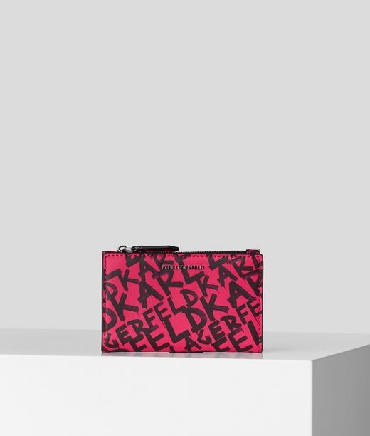 Bankkártya Tok Karl Lagerfeld K/Ikon Graffiti Folded Ch