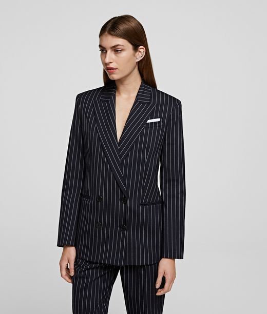 Zakó Karl Lagerfeld Pinstripe Blazer