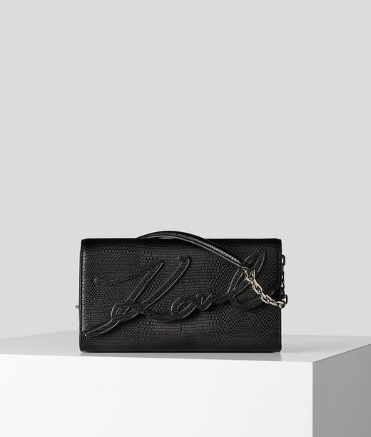 Retikül Karl Lagerfeld K/Signature Baguette Tejus