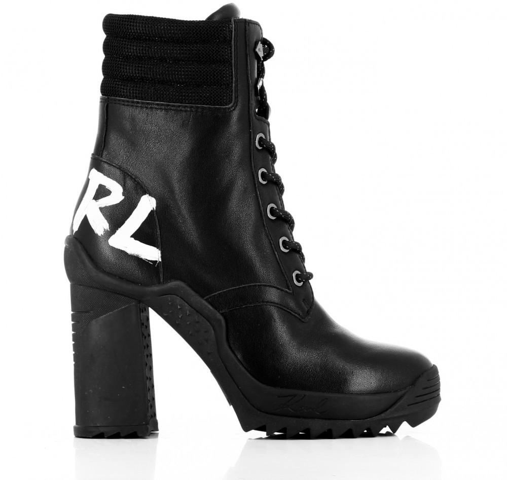 Bokacipő Karl Lagerfeld Voyage Iii Ankle Lace Logo Boot