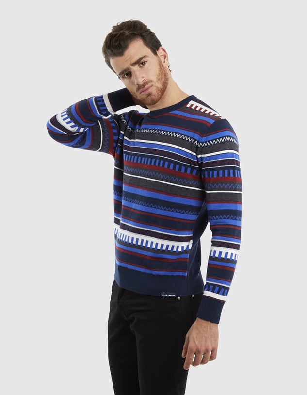 Kardigán La Martina Man Tricot Crew Neck Lambscot