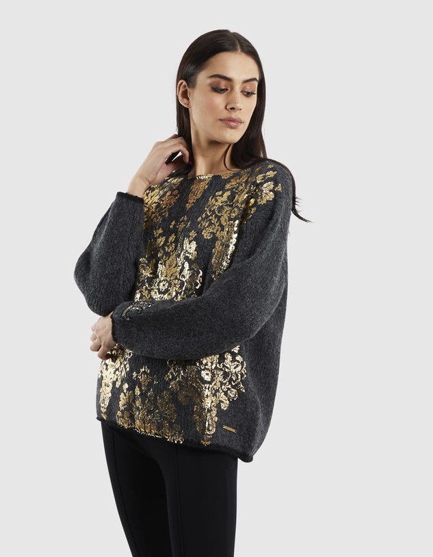 Kardigán La Martina Woman Tricot Crew Neck Wool Bl