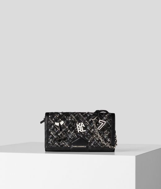 Retikül Karl Lagerfeld K/Studio Tweed Pins Woc