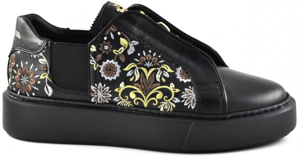 Sportcipő La Martina Women'S Shoe Calf Firulete Black