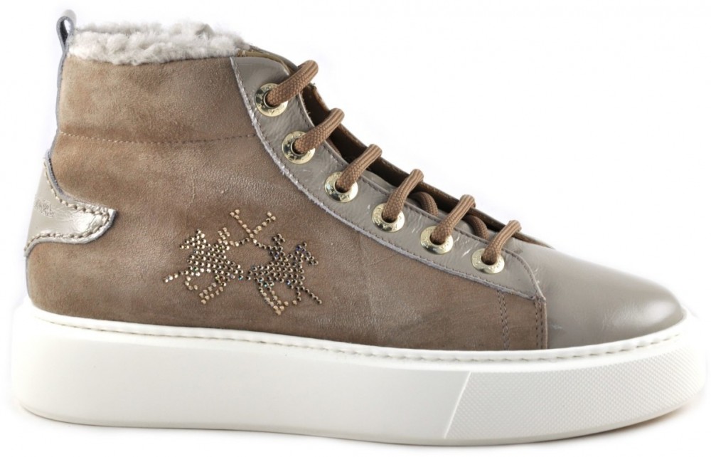Sportcipő La Martina Women'S Ankle Boot Naplak - Suede Beige