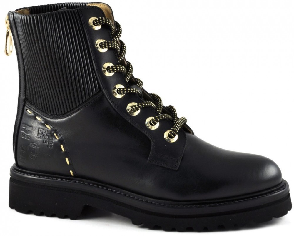 Bokacipő La Martina Women'S Ankle Boot Tassel Black
