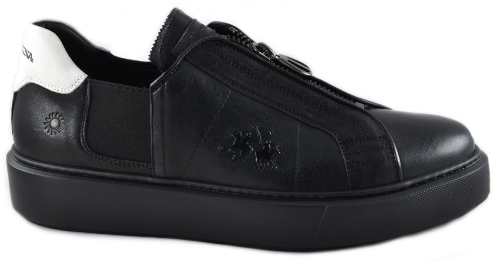 Sportcipő La Martina Man Shoes Queen Black
