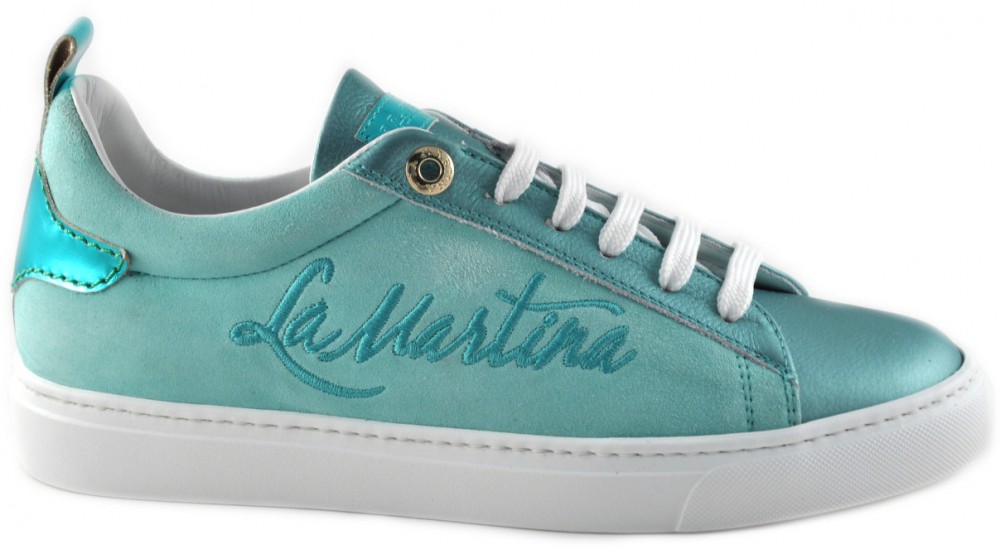 Sportcipő La Martina Woman Shoes Satin Suede