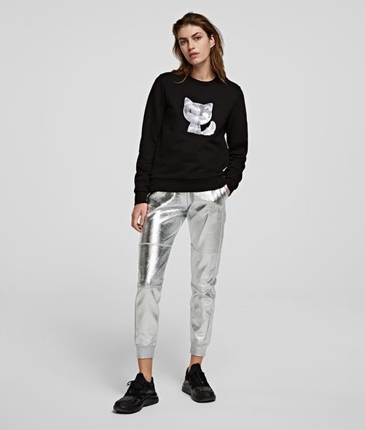 Tréningnadrág Karl Lagerfeld Coated Sweatpants