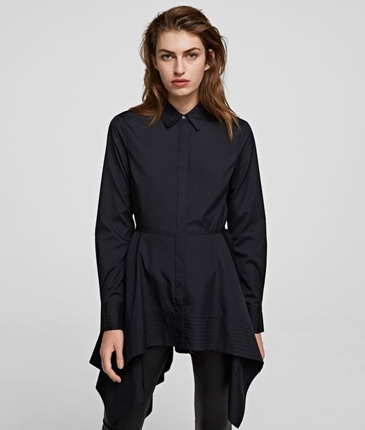 Ing Karl Lagerfeld Peplum Tunic Shirt