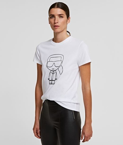 Póló Karl Lagerfeld Ikonik Karl Outline T-Shirt